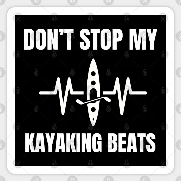 kayaking heartbeat Sticker by Japanese Fever